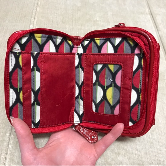 VB On the Square Crossbody in Tango Red - Picture 4 of 9